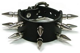 Halsband + 3 Armbänder Killenieten 25mm / Gothic Punk
