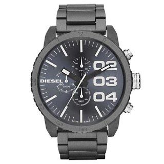 Diesel Herren Armbanduhr XL FRANCHISE 51 Chronograph Quarz Edelstahl