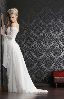 LORELEY elegantes Brautkleid Hochzeitskleid aus Chiffon 