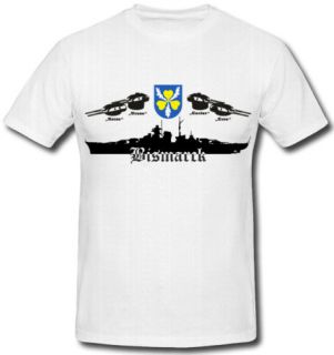 Schlachtschiff Bismarck Kriegsmarine WM T Shirt *316