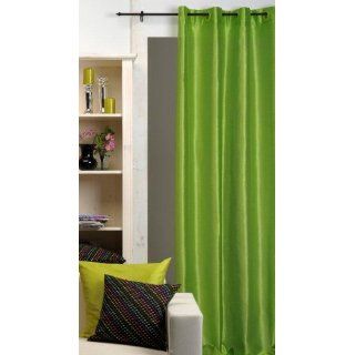 Dekoschal alex 140x245 uni grün Übergardine mit Ösen Vorhang