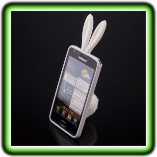 SAMSUNG GALAXY i9100 S2 BUNNY CASE Hase Silikon Huelle Bumper Tasche