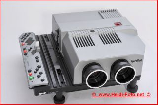 Rollei MSC twin 330P Rolleivision Apogon 90/2.4 HFT AV Diaprojektor