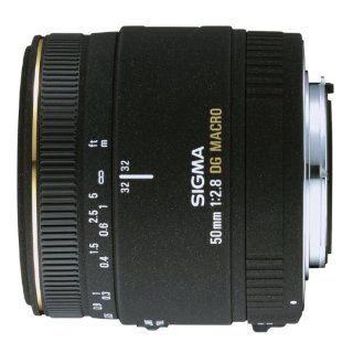 Sigma 50 mm F2,8 EX DG Makro Objektiv (55 mm Filtergewinde) für Nikon