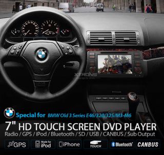 BMW E46 7”Zoll Autoradio 3er 318 320 325 330 Navi GPS DVD USB SD MP3