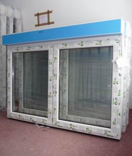 Fenster Kunststofffenster 1800 x 1350 mm mit Rollladen Neu