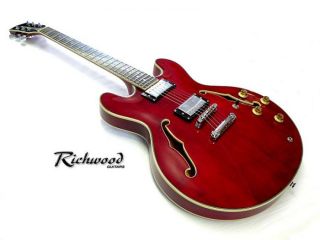 Gitarre/Jazz Gitarre Richwood Superswinger 335 rot