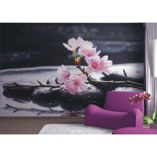 Fototapete Asian Flowers   Größe 360 x 254 cm, 4 teilig 