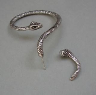 Gothic Vintage Ohrklemme Ohrschmuck Ohrring Schlange snake ear cuff