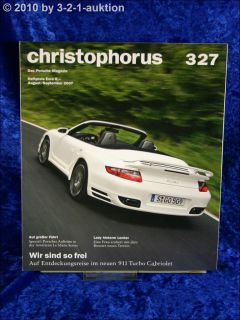 Porsche Christophorus Nr. 327 997 Turbo Cabrio
