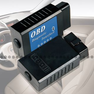 Bluetooth OBD2 OBD II Diagnose Interface Tool Software CAN ELM DTCS