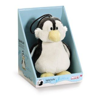 Nici 33186   Spieluhr Pinguin mit Bewegungsmodul 20 cm, grau 