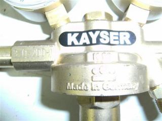 Kayser 14000 K98 Flaschen Druckminderer Manometer 315bar Sauerstoff