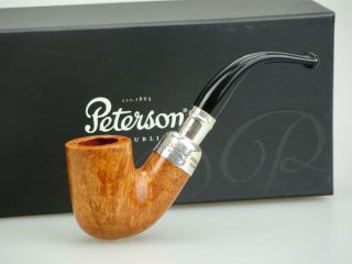 Peterson Pfeife Silver Spigot Walnut 338 9mm #1266