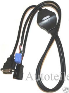 Mini ISO Adapter Kabel m Weiche für CD Wechsler VW Audi