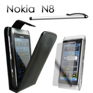 HandyTasche Ledertasche für Nokia N8 + Touch Stift