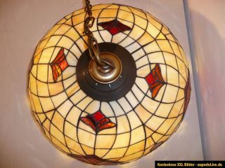 Tiffanylampe/Hängelampe/Deckenlampe, D: 50 cm, schwere Ausführung