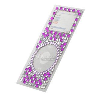 Crystal Strass Sticker für Ipod Nano Lila purple 