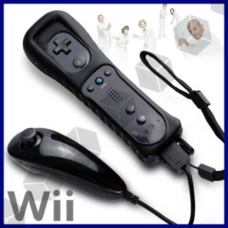 Ersatz Remote Nunchuk Remote Controller Set fuer Nintendo Wii mit