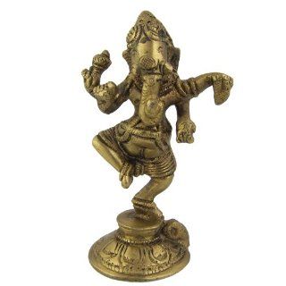 Dekoration Gott Ganesha Statue Messing 3,18 cm x 10,16 cm x 3,81 cmvon