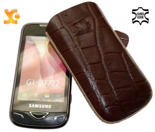 Ledertasche Handytasche Case für Samsung GT B7722 DuoS