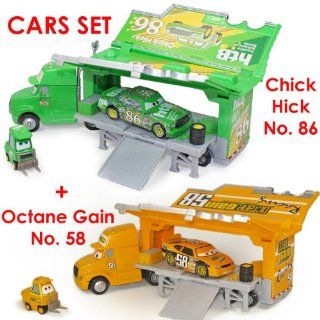 DISNEY CARS Autos Mattel P3345 Team Chick Hicks No. 86 + Mattel R9442