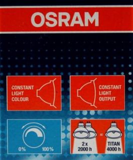 Osram Decostar Titan Halogen 35W 5,3 Ø51mm