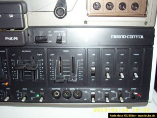Philips N4422 Tonbandgerät2 Kanal 4 Spur Stereo u Mono,Aluspule,viel