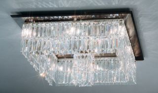 Deckenlampe Prisma Colonial Kolarz Leuchten Holz Wenge Spectra