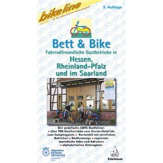 Bikeline Bett & Bike Hessen, Rheinland Pfalz, Saarland 