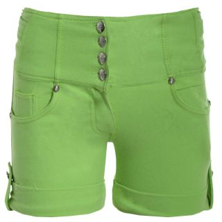Kurz Hose Damen Hoher Bund Jeans Denim Hot Pants Shorts 36   42