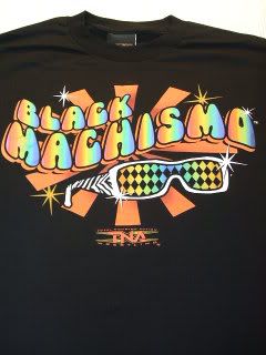 TNA BLACK MACHISMO Sunglasses Wrestling T shirt