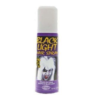 Blacklight shining Haarspray mit Glitter   leuchtet im Dunkeln bei