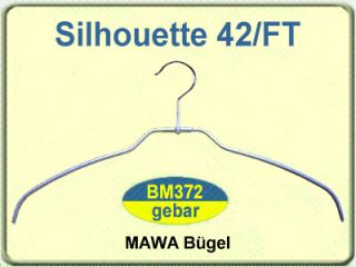 BM37220 MAWA Kleiderbügel Silhouette light 42/FT /1,0