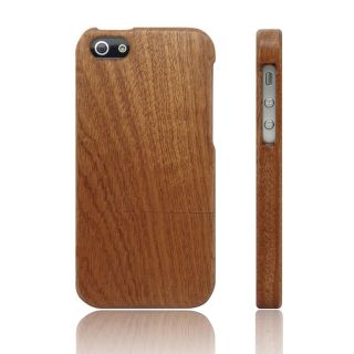 iPhone 5 ECHT Kirsch Holz Etui Schutz Hülle Tasche Cover Flip Case