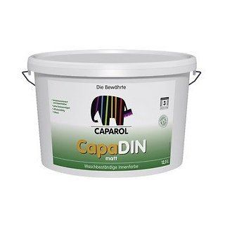 Caparol CapaDin 12,5 Liter Innenfarbe weiß Baumarkt