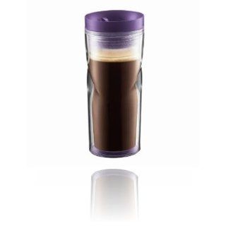 Bodum Kaffeebecher To Go Kunststoff Inhalt 0, 35 Liter Farbe violett