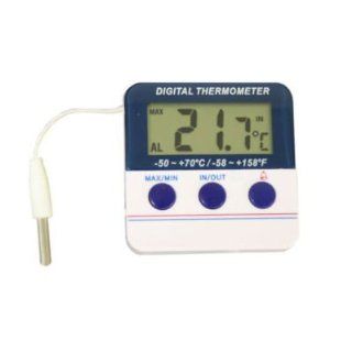 Digital Min Max Innen Thermometer mit Außenfühler . Fühler Kabel ca