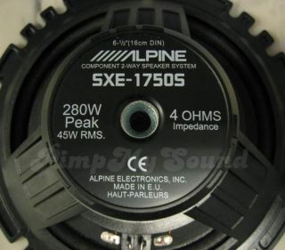 Alpine SXE 1750S Markenqualität für Audi, Opel, VW u.a.