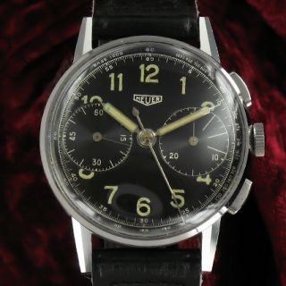 Ed Heuer Pre Carrera Chronograph Kaliber Valjoux 23 Herrenuhr aus 1940