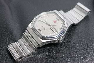 Vintage RADO Voyager Day Date ETA 2836 2 Automatik 17J Midsize