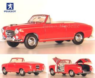PEUGEOT 403 CABRIO   1957   red   WELLY 1:18
