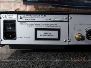 Mark Levinson 390 S CD Player im Neuzustand, Referenz Player