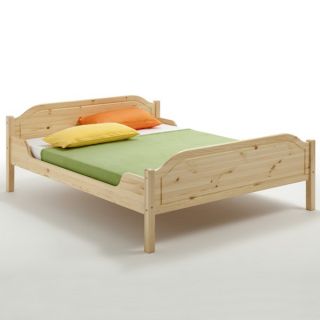 Doppelbett Bett 140x200 cm Kiefer massiv natur