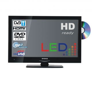 LED DVB T DVD USB HD READY LCD TV HDMI 16 HOTELMODUS PC MONITOR 12 V