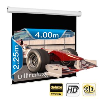 XXXL 400 x 225 sichtbare ULTRALUXX Beamer 16 9 PROFI HD 3D