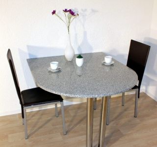 Echter exklusiver Granit   Designer Wohnzimmer Küche Tisch Bistro