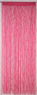 Eleganter Fadenvorhang Türvorhang Wuschel pink Vorhang