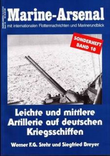Leichte und mittlere Artillerie auf deutschen Kriegsschiffen . Marine