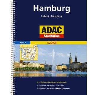 ADAC Stadtatlas Hamburg Lübeck, Lüneburg. Insgesamt 359 Städte und